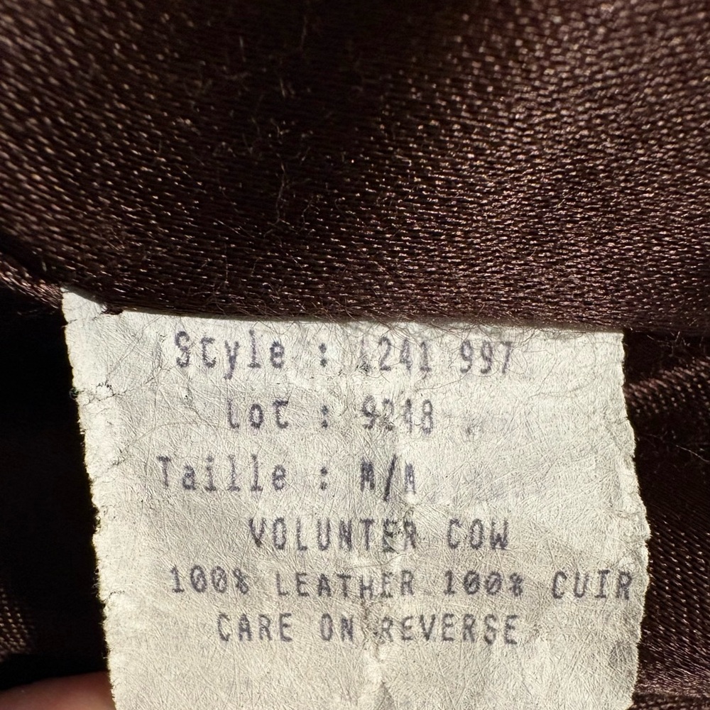 Vintage Brown Leather Jacket Medium Selections - Picture 8 of 10